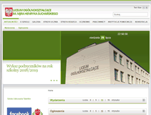 Tablet Screenshot of losierpc.edu.pl